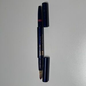 NEW Estee Lauder AUTOMATIC Lip Pencil DUO Lipstick Liner in FIG 21 TESTER